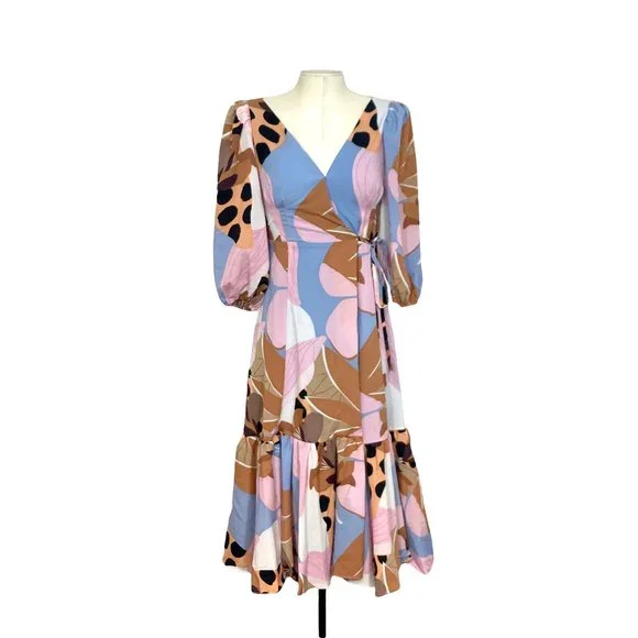 strapless open back dress Simkhai Women's Valletta Bustier Midi-Dress - White Multi main image 1